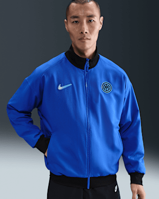 Inter Milan Strike Men's Nike Dri-FIT Football Anthem Jacket. Nike LU